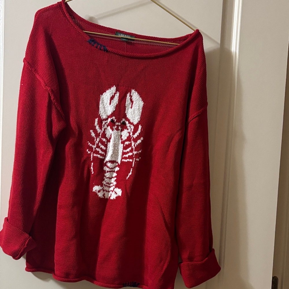 Wild Fable Red Lobster Sweater